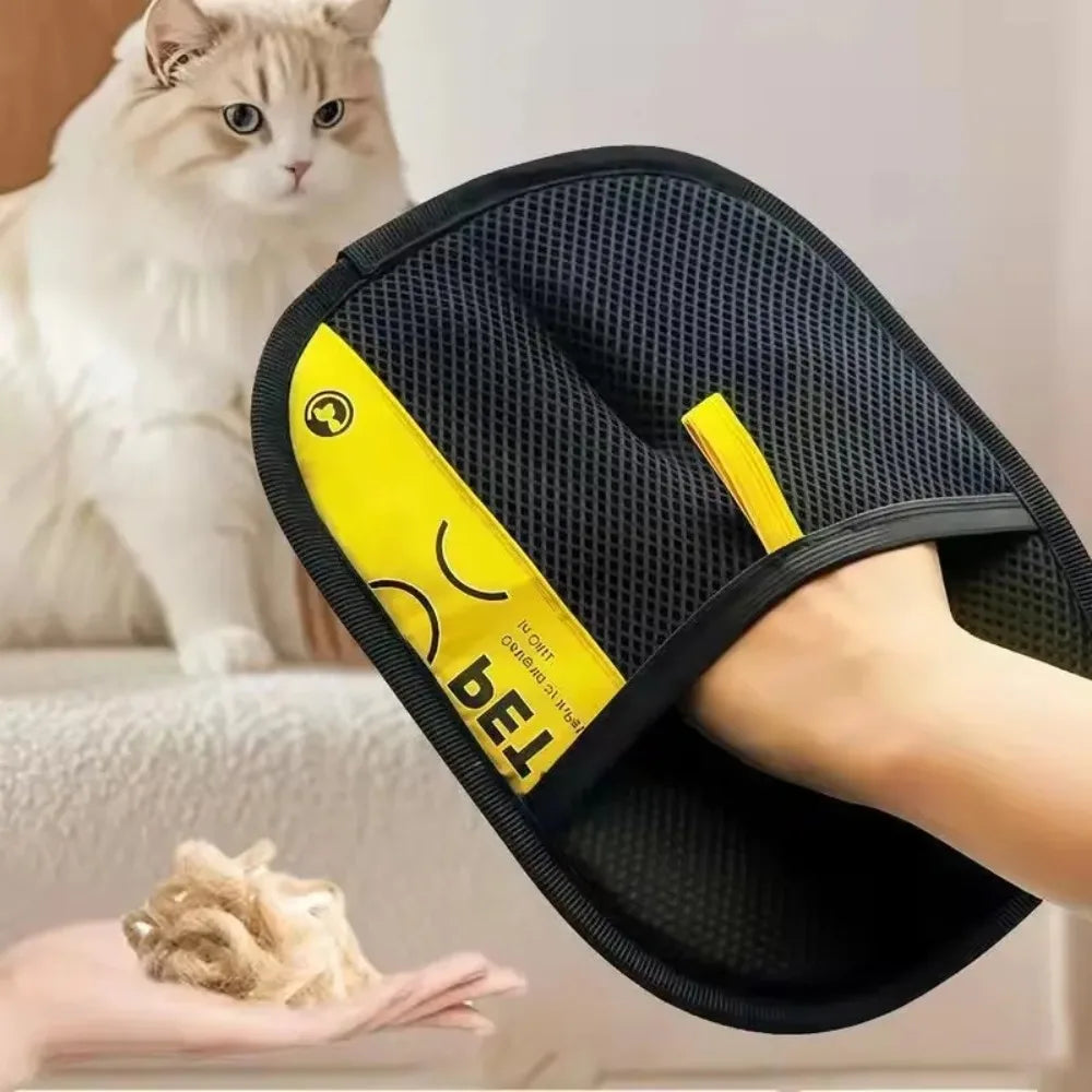Pet Hair Remover Portable Washable Clothes Hair Dehairing Gloves Pet Cleaning Product