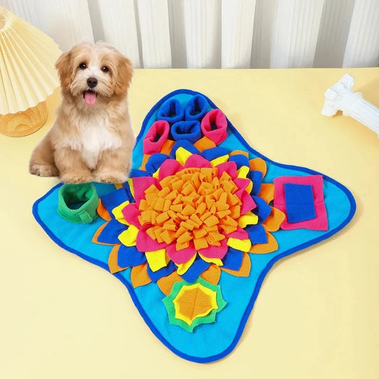 Interactive Pet Snuffle Mat for Dogs That Encourages Natural Foraging Skills