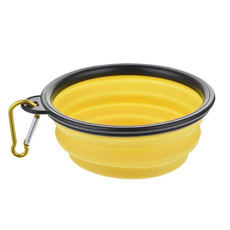 Durable Collapsible Travel Portable Pet Food Bowl for Pets - Whiskersnwigglesshop