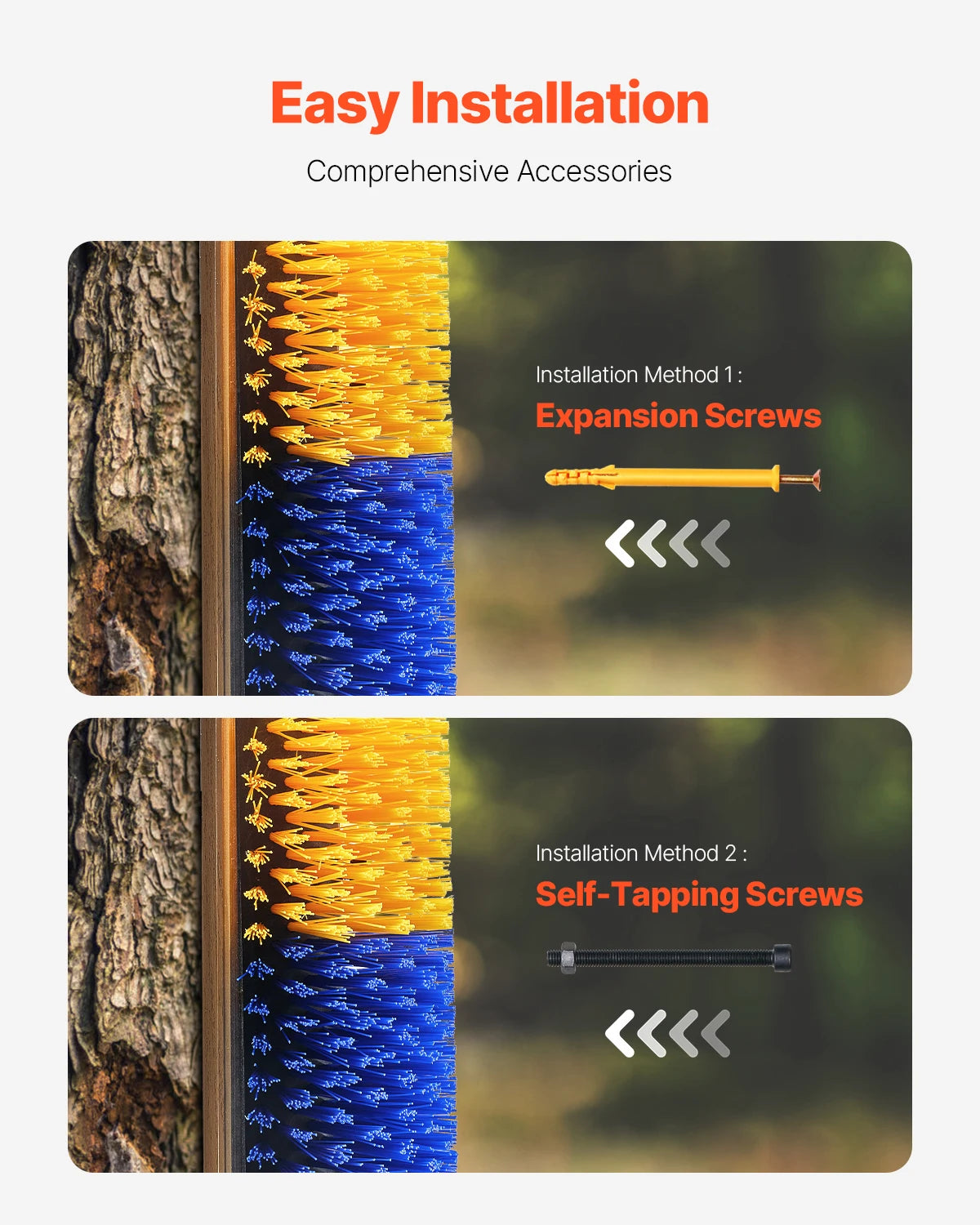 VEVOR Livestock Scratching Brush for Back Itch Relief & Grooming for Horse/Cattle - Whiskersnwigglesshop