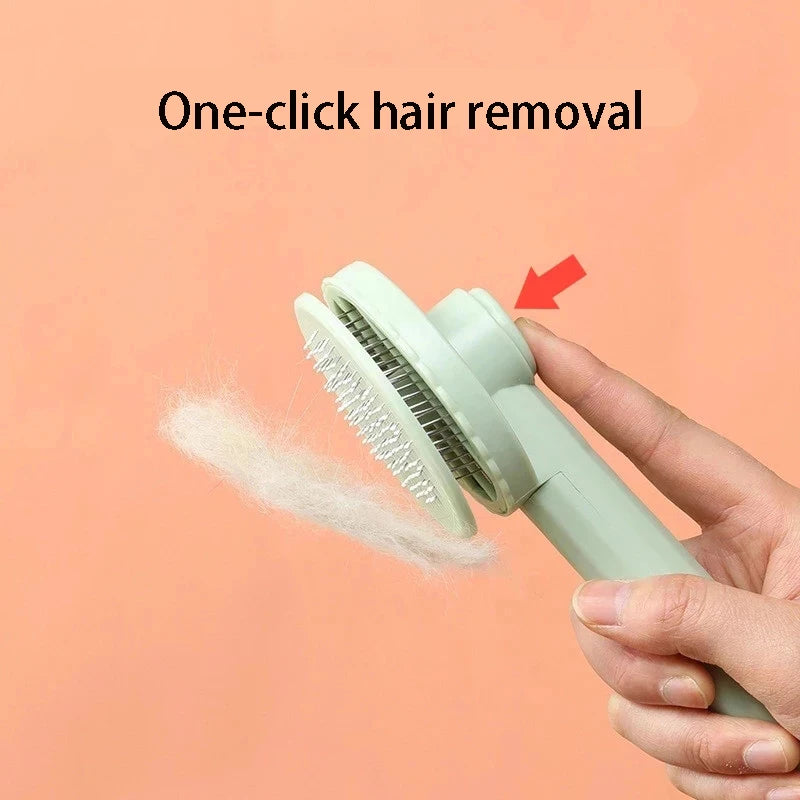 Self-Cleaning Pet Comb for Cats & Dogs