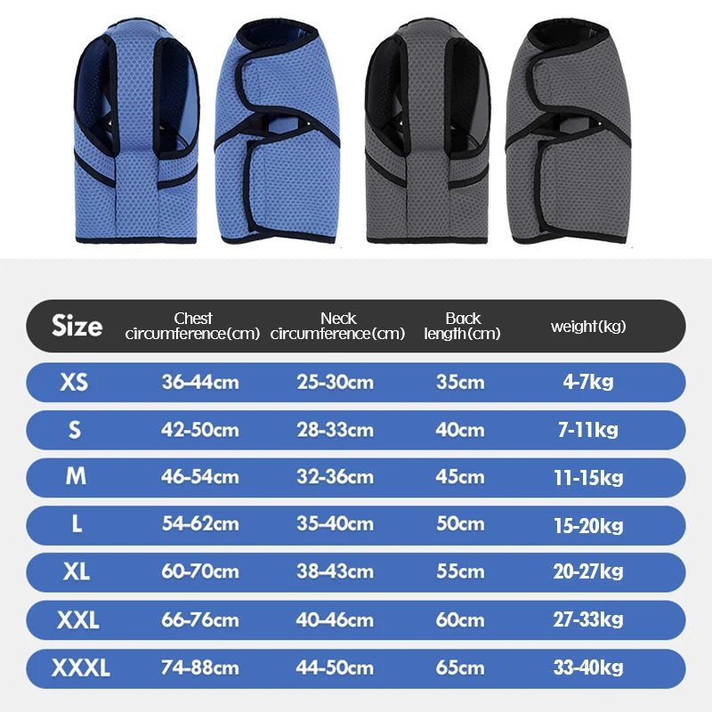 Mesh Dog Calming Vest/Coat for Thunderstorms