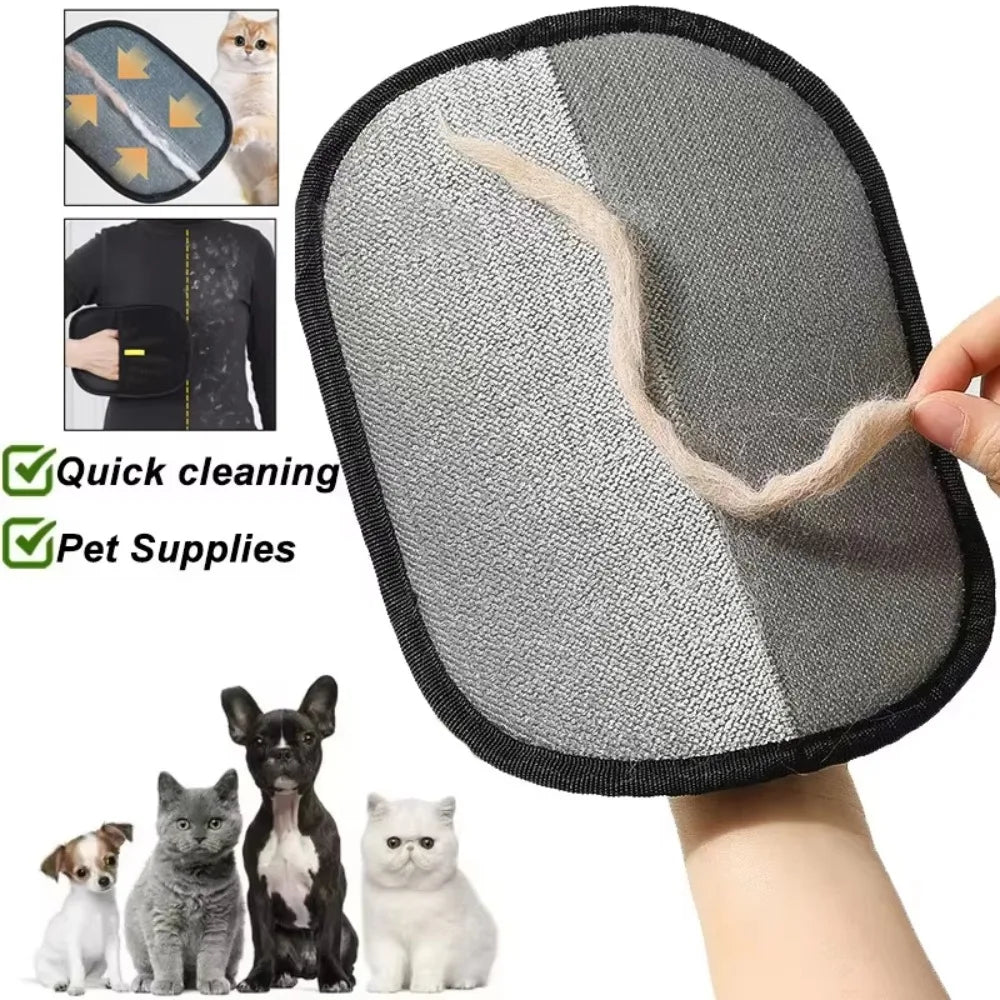 Pet Hair Remover Portable Washable Clothes Hair Dehairing Gloves Pet Cleaning Product