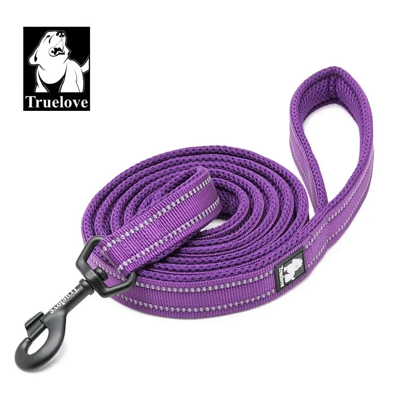 Truelove Reflective Nylon Mesh Padded Pet Leash