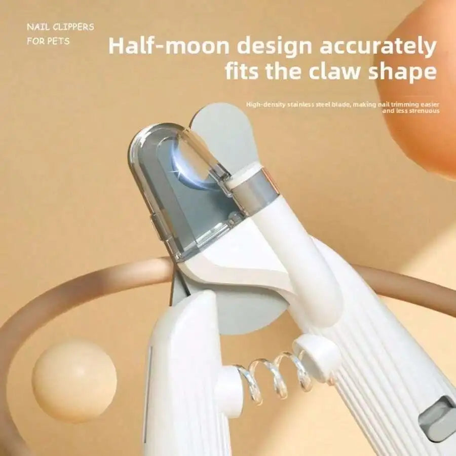 LED Pet Nail Clippers Cat Dog Nail Trimmer