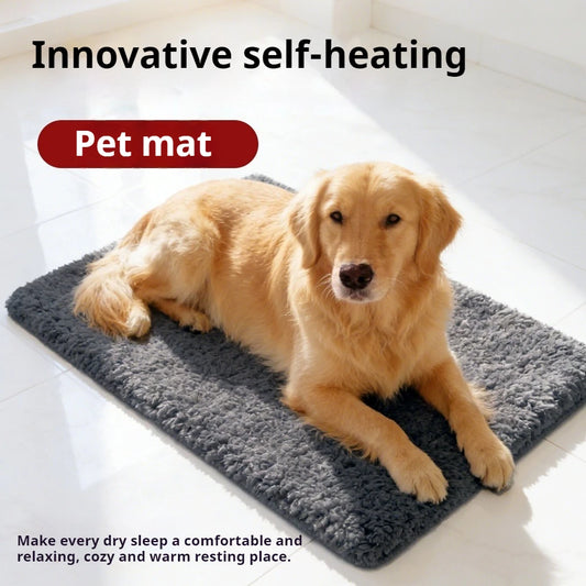 Self-Warming Heating Pad for Cats & Dogs With Anti-Slip and Washable Cover