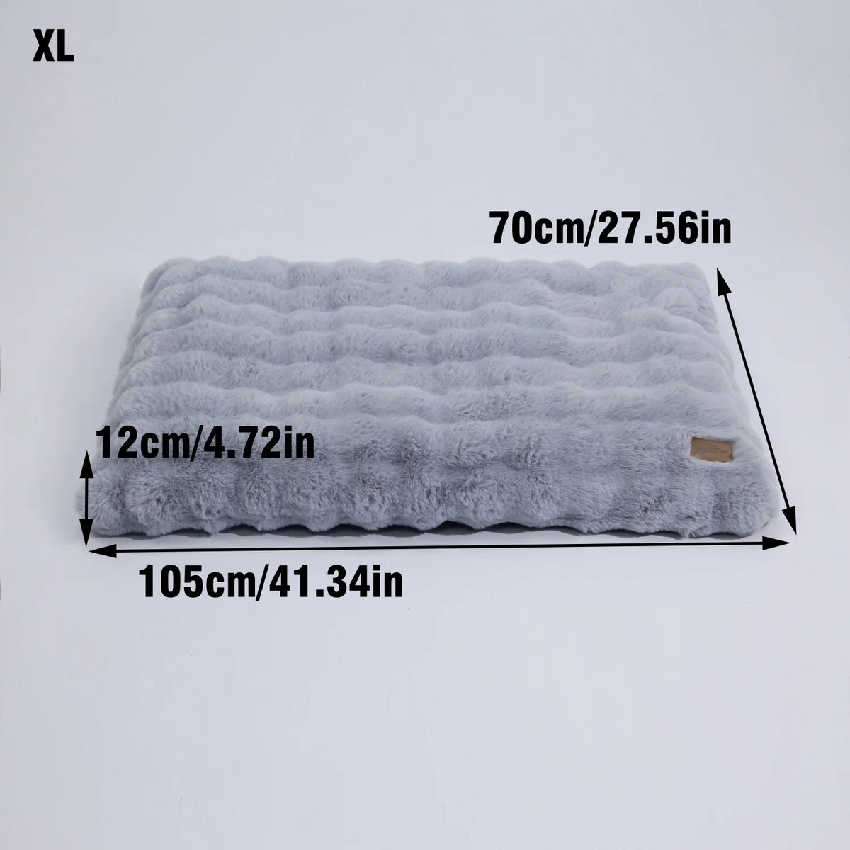 Ultra-soft Plush Pet Bed With Thicker Foam Base That Comes In Multiple Sizes