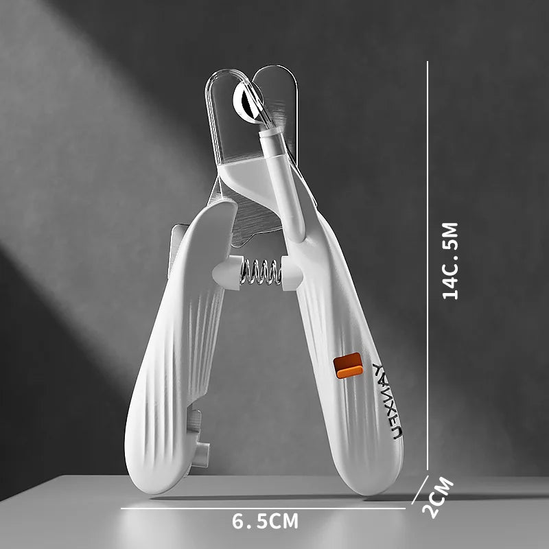 2‑in‑1 Pet Nail Clipper with LED Light & Nail File Pet Grooming Tool