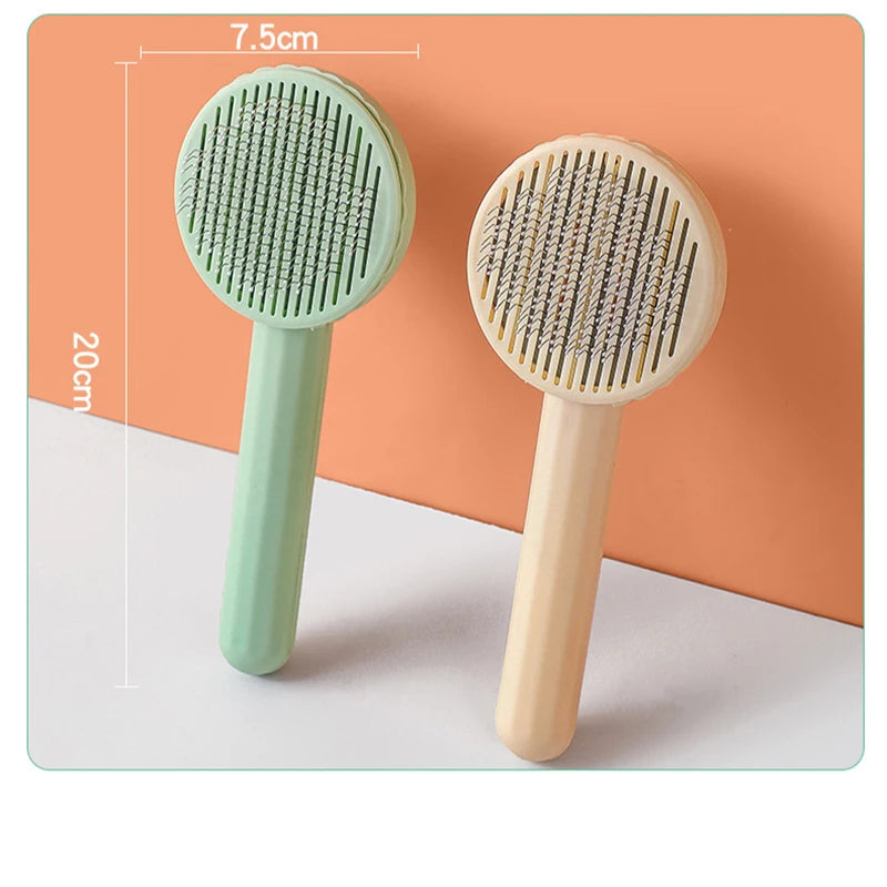 Self-Cleaning Pet Comb for Cats & Dogs