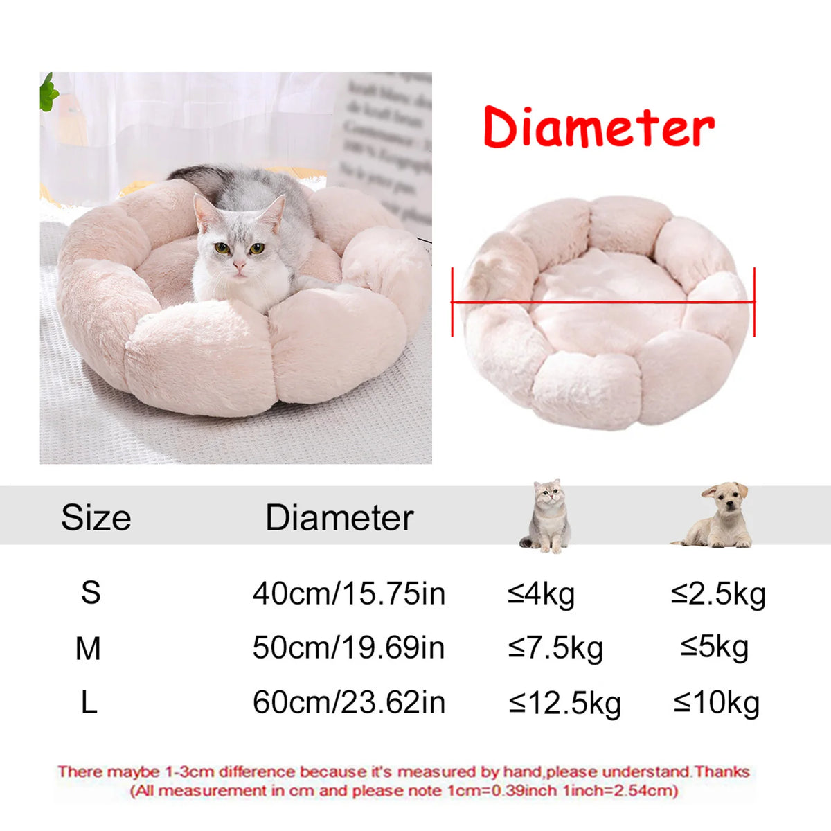 Super Soft Round Pet Bed