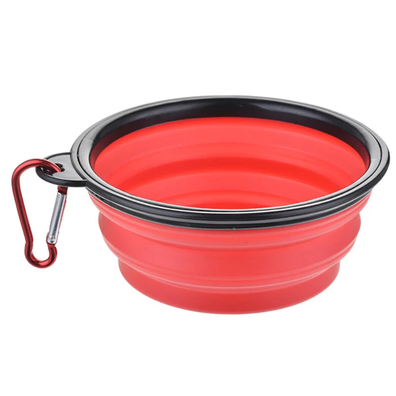 Durable Collapsible Travel Portable Pet Food Bowl for Pets - Whiskersnwigglesshop