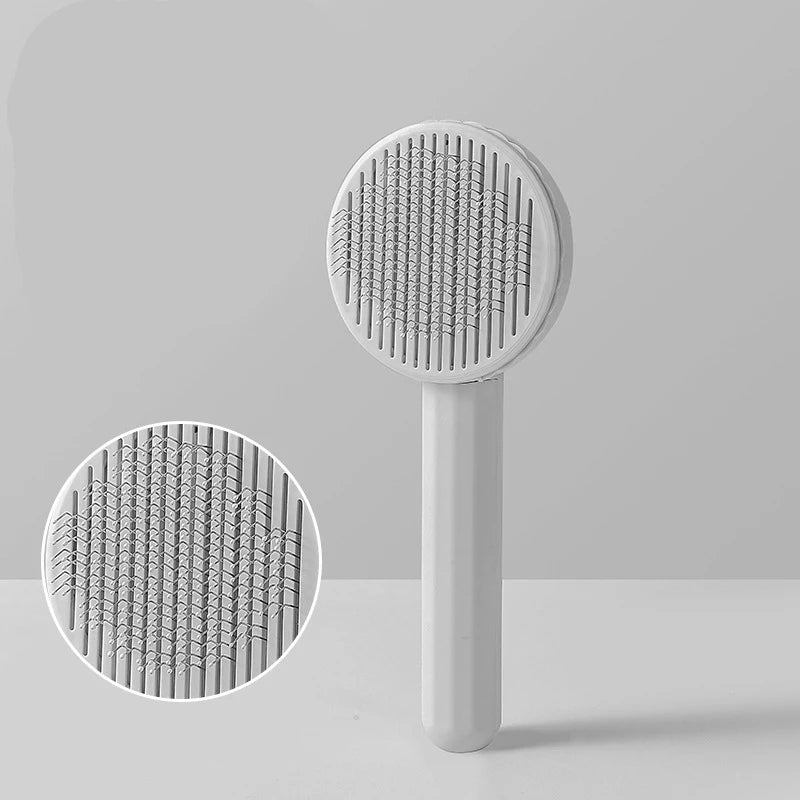 Self-Cleaning Pet Comb for Cats & Dogs