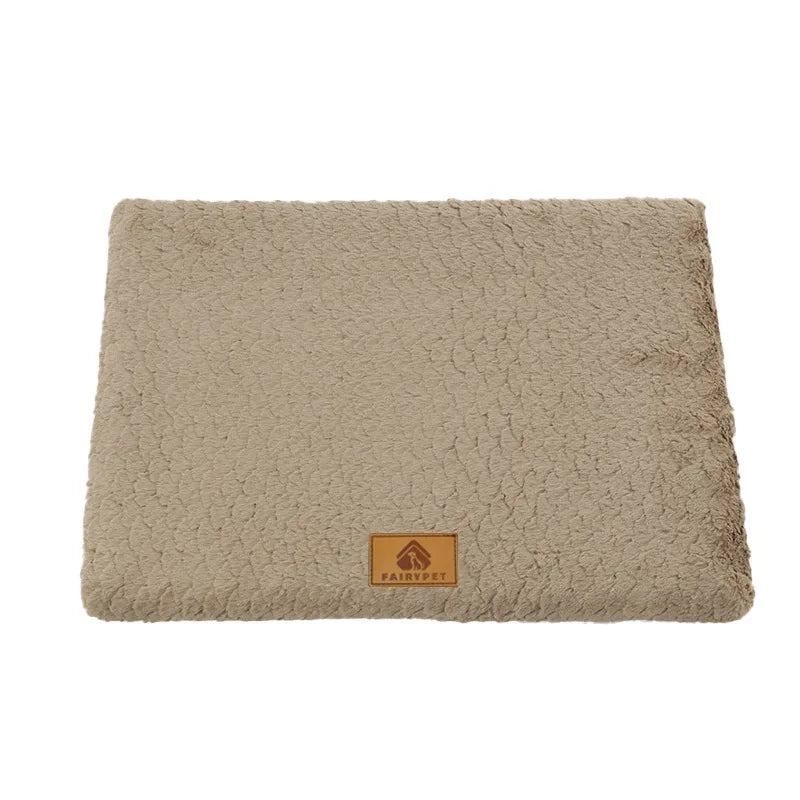 Orthopedic Foam Pet Bed With Removable Washable Faux Fur Cover & Anti-Slip Bottom