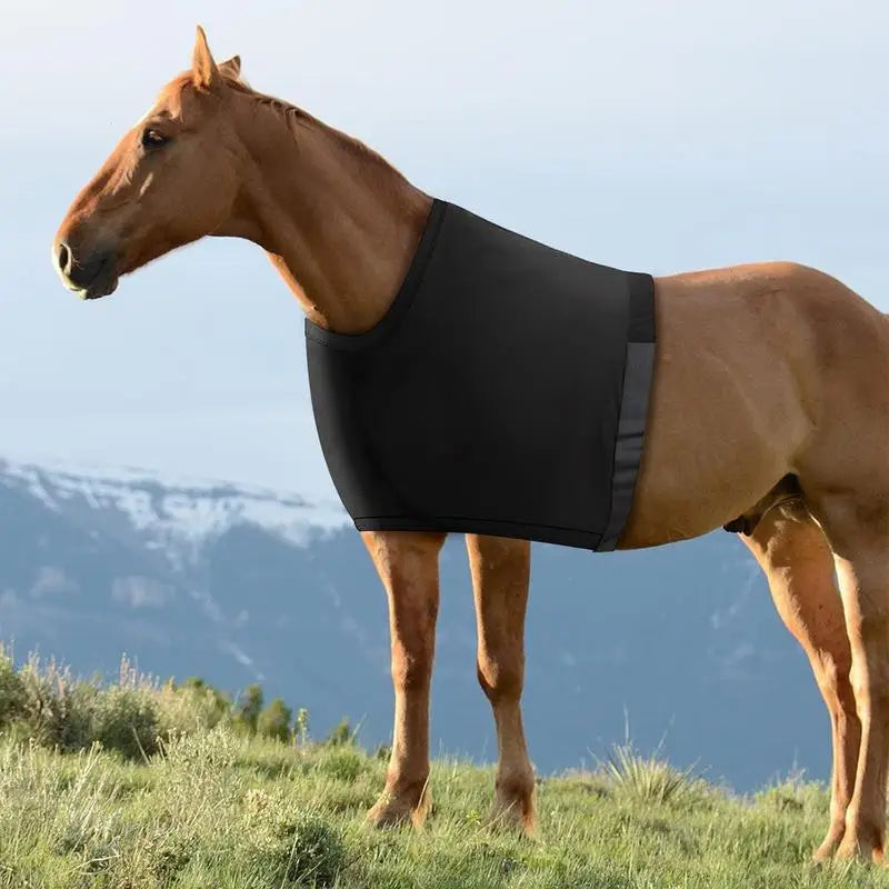 Horse Sleezy Belly Guard Breathable Horse Shoulder Pads Shoulder Guard Anti Friction Horse Bibs Horse Chest Saver