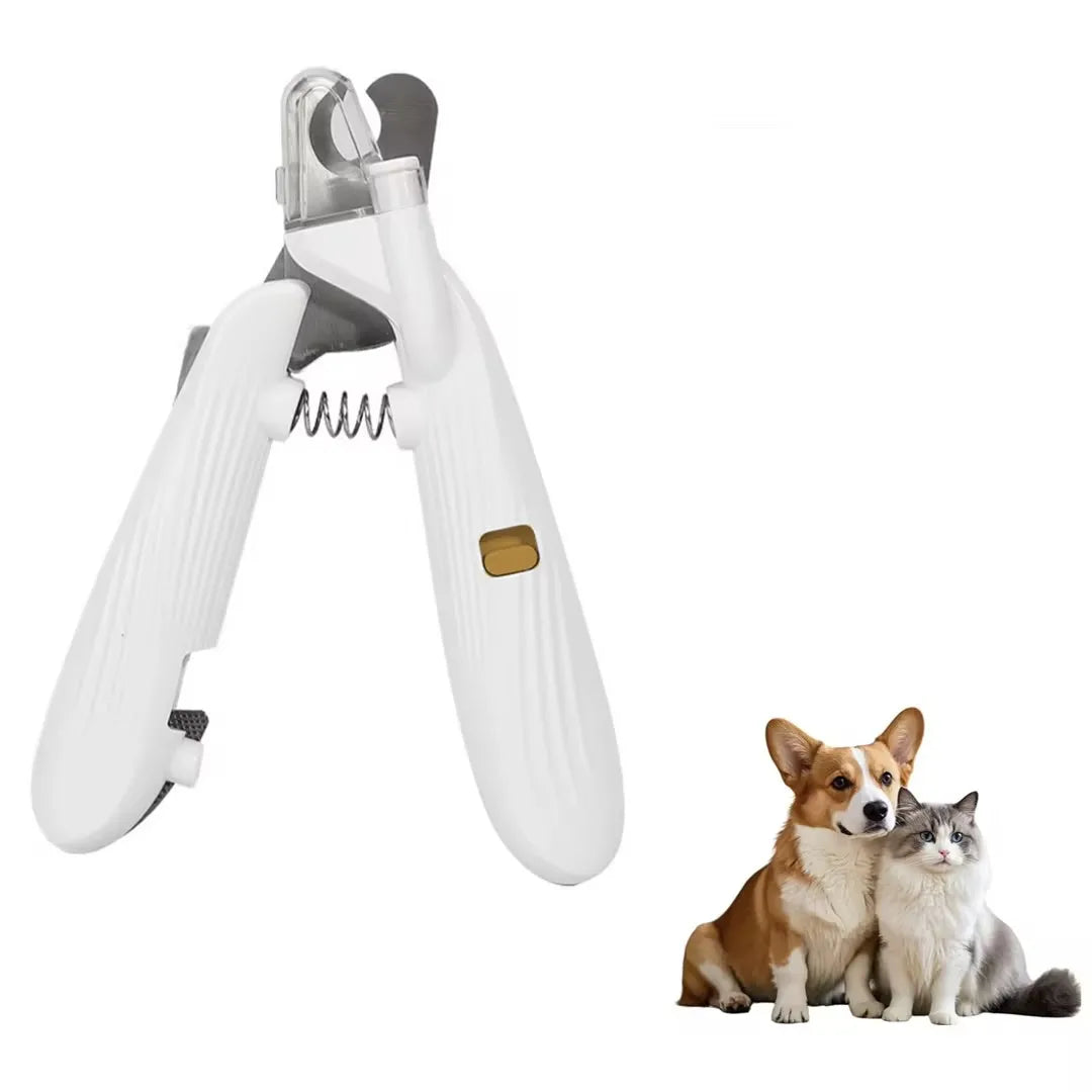 2‑in‑1 Pet Nail Clipper with LED Light & Nail File Pet Grooming Tool
