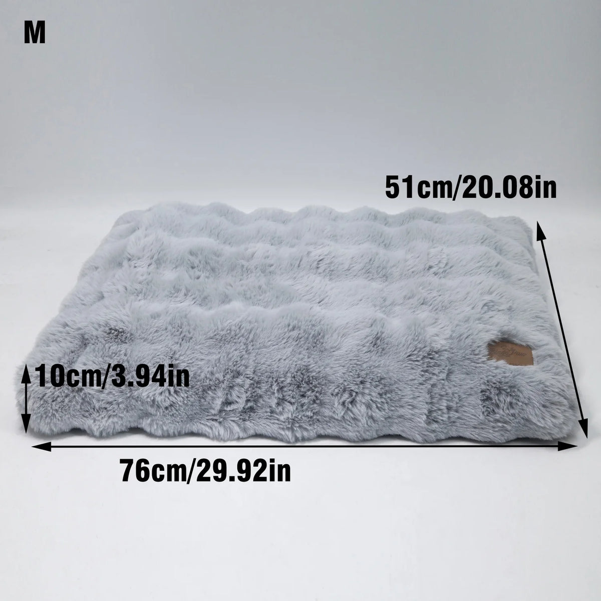 Ultra-soft Plush Pet Bed With Thicker Foam Base That Comes In Multiple Sizes