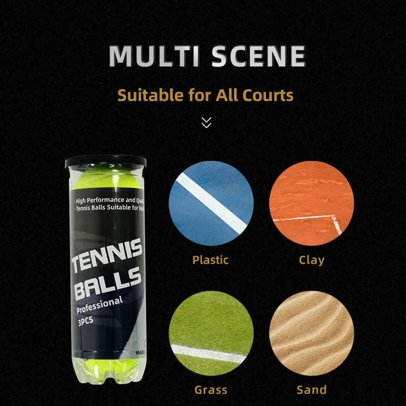 High Elasticity Tennis Balls for Training Indoor/Outdoor Use for Pets