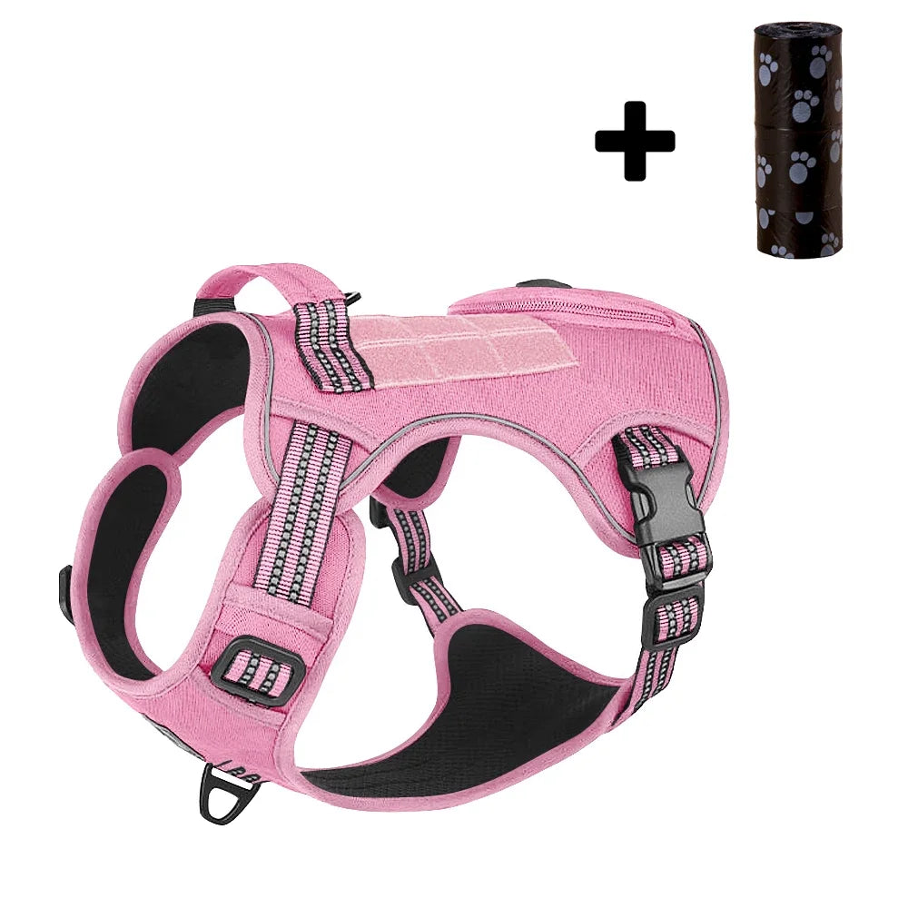 High Quality No Pull Big Dog Harness with Handle