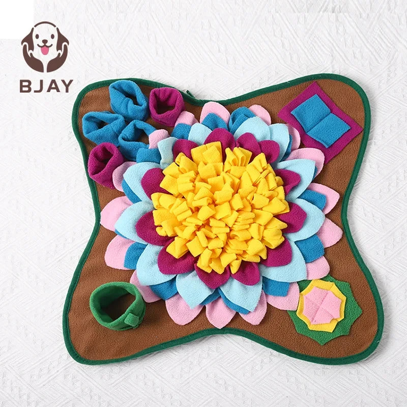 Interactive Pet Snuffle Mat for Dogs That Encourages Natural Foraging Skills