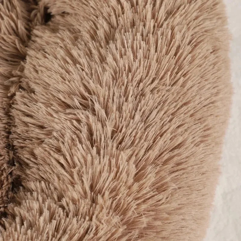 Soft Bear‑Paw Shaped Pet Bed With Non‑Slip Sleeping Cushion