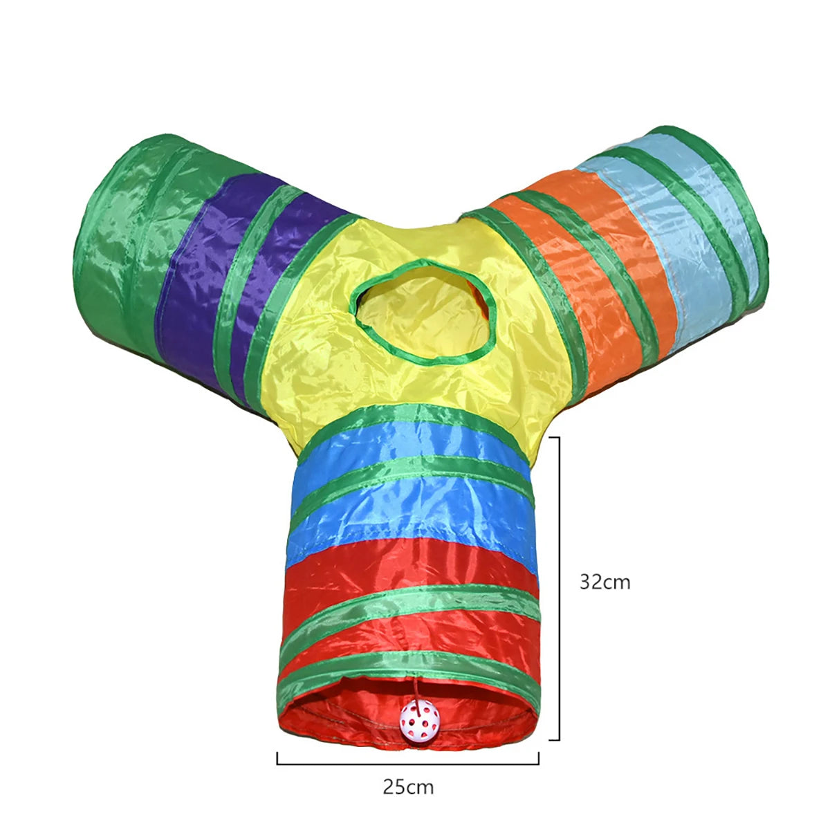 Foldable Interactive Cat Tunnel Tube Pet Toy For Kitten Indoor Entertainment Relieve Boredom