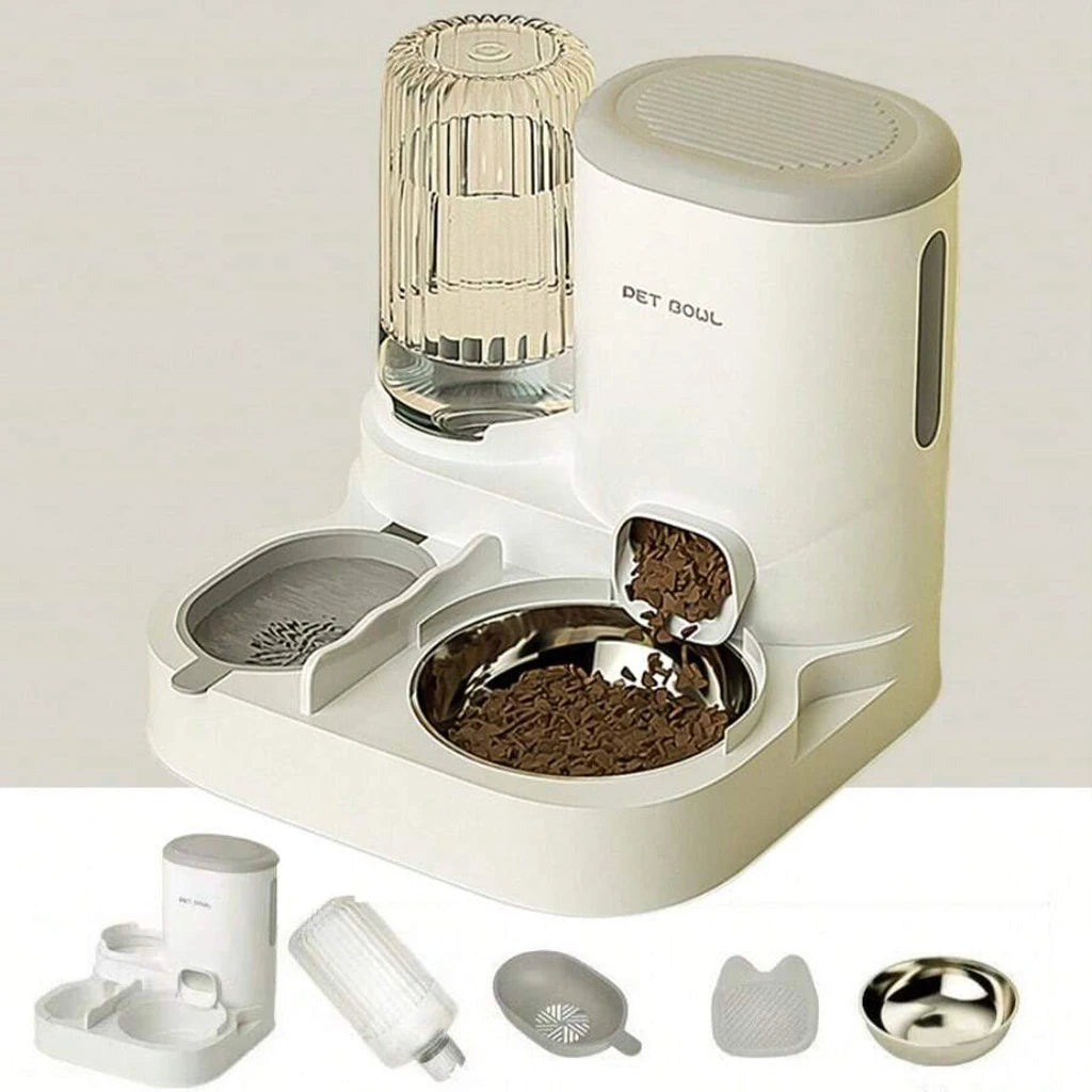2-in-1 Automatic Pet Feeder and Water Dispenser