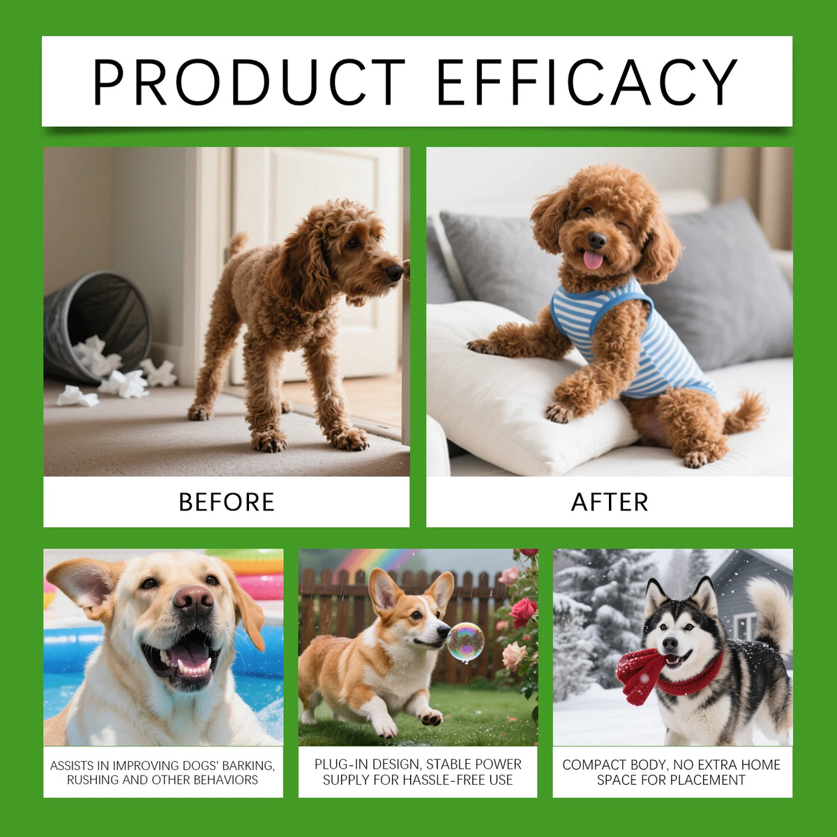 Pet Calming Diffuser / Behavior Aid for Anxious Dogs Essential Oil Free
