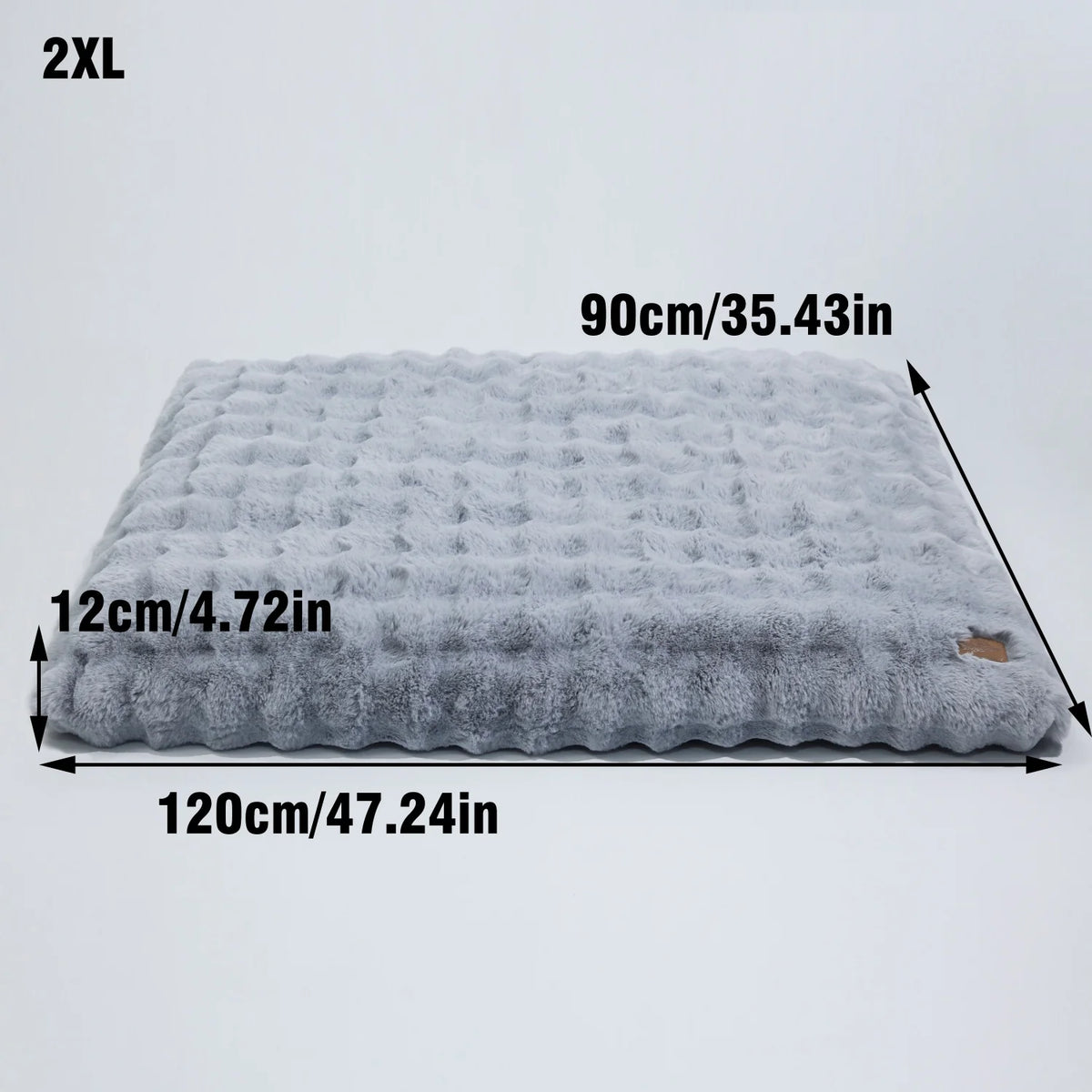 Ultra-soft Plush Pet Bed With Thicker Foam Base That Comes In Multiple Sizes