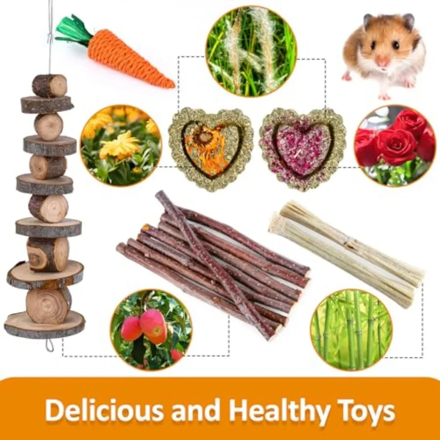 Small Animal Toys Set - Whiskersnwigglesshop