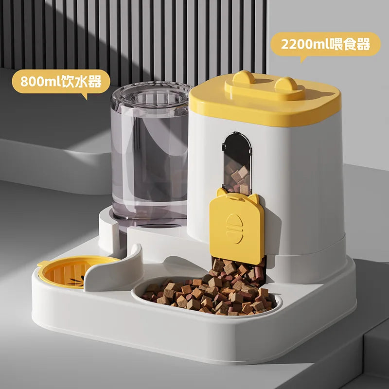 Automatic Feeder with Spill Proof Design for Small Medium Large Pets
