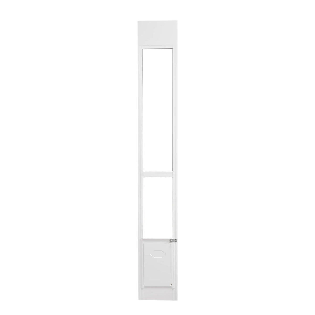 SucceBuy Dog Door Sliding Glass Door Adjustable Height Doggy Pet Door