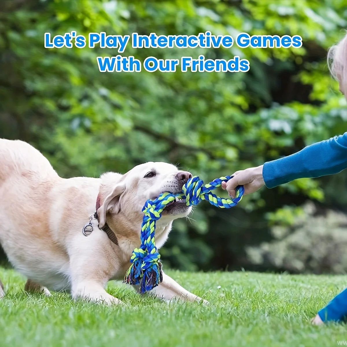 Indestructible Durable Dog Tug Of War Interactive Toys Suitable For Medium And Large Dogs