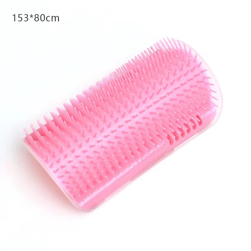 Cat Scratcher Massage Comb - Corner Scratching Brush with Catnip