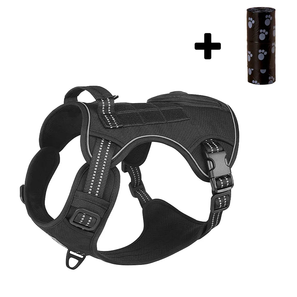 High Quality No Pull Big Dog Harness with Handle