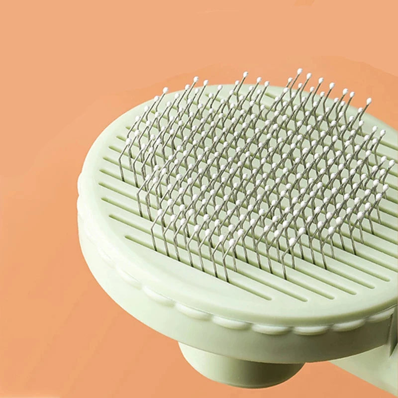 Self-Cleaning Pet Comb for Cats & Dogs