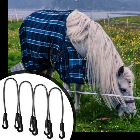 Horse Blanket Leg Straps Elastic Replacement Comfortable Sheet Fixing Belt