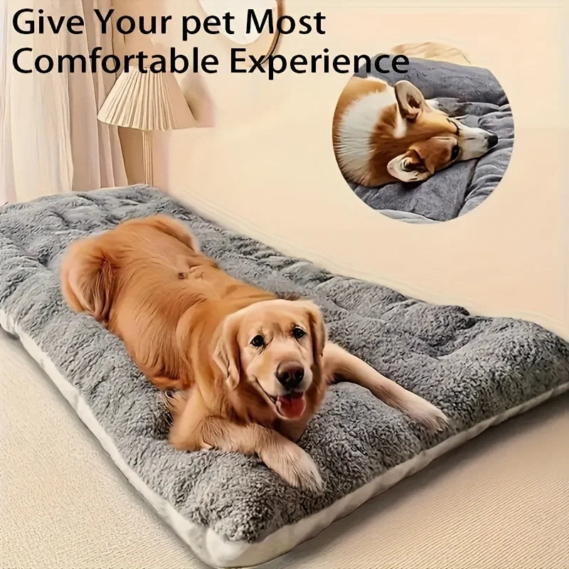 Oversized Ultra Soft Plush Dog Cat Bed/Crate Pad