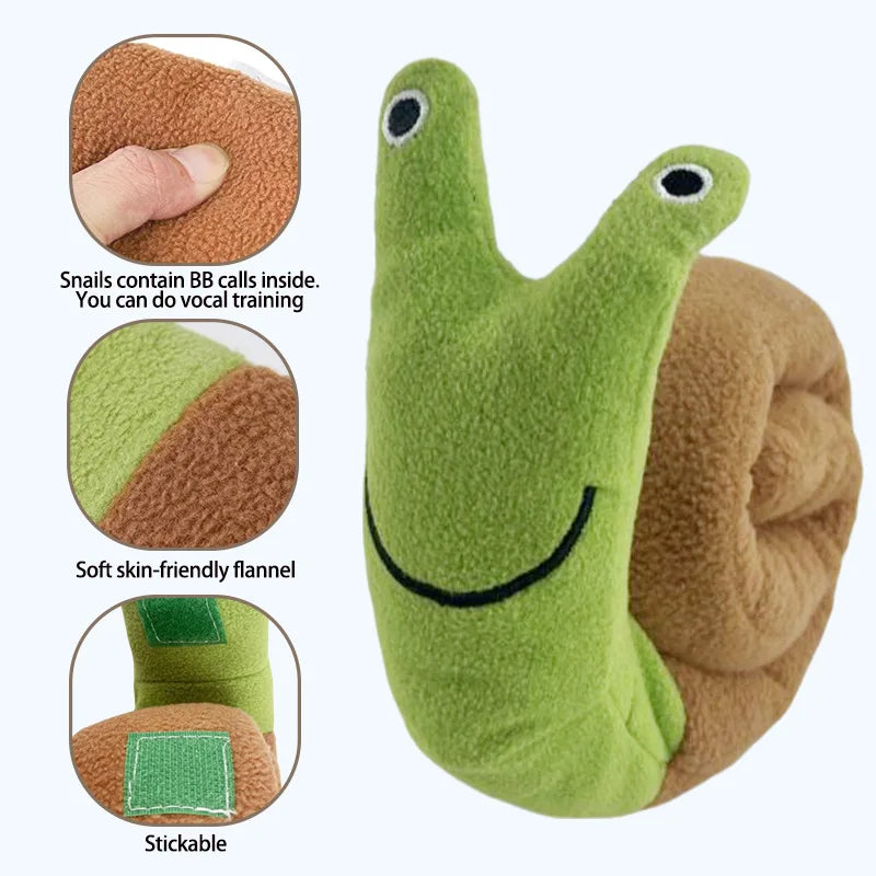Snail Sniffing Interactive Toy/Slow Feeder Hiding Mat for Interactive Pet Training
