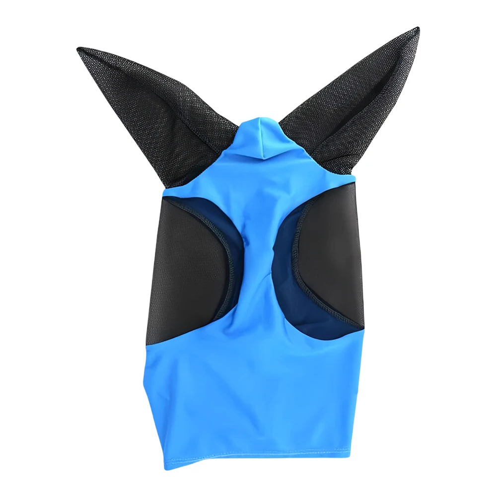 Anti Fly Stretchy Knitted Mesh Mask Breathable Anti Mosquito Mask Ear Protection Fly Mask Bonnet Net Anti-Worms