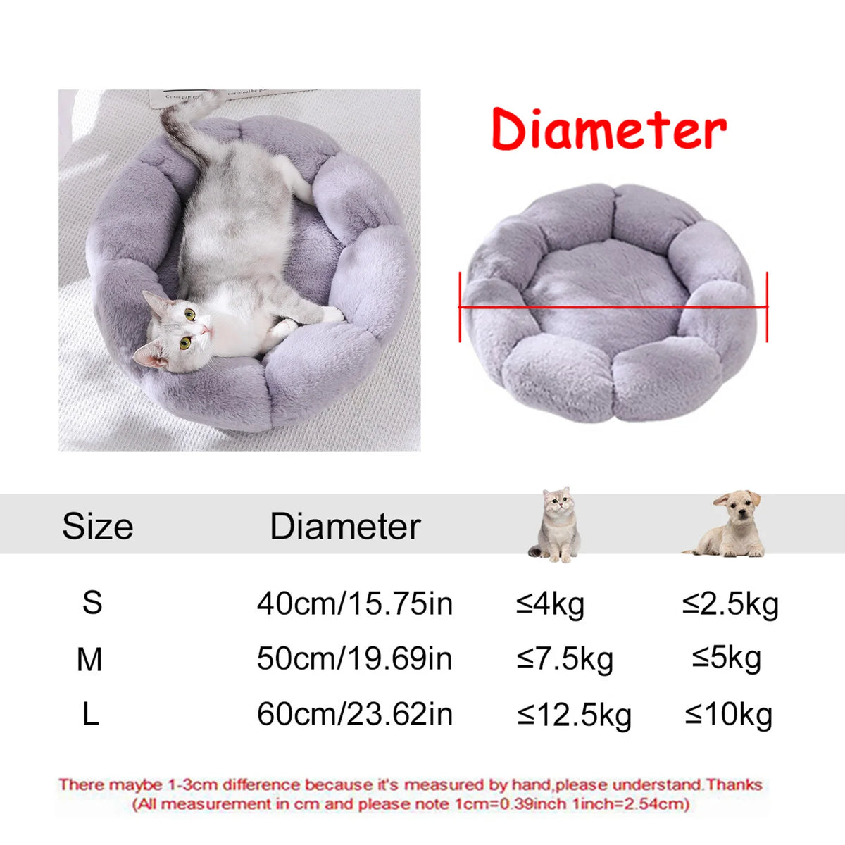 Super Soft Round Pet Bed