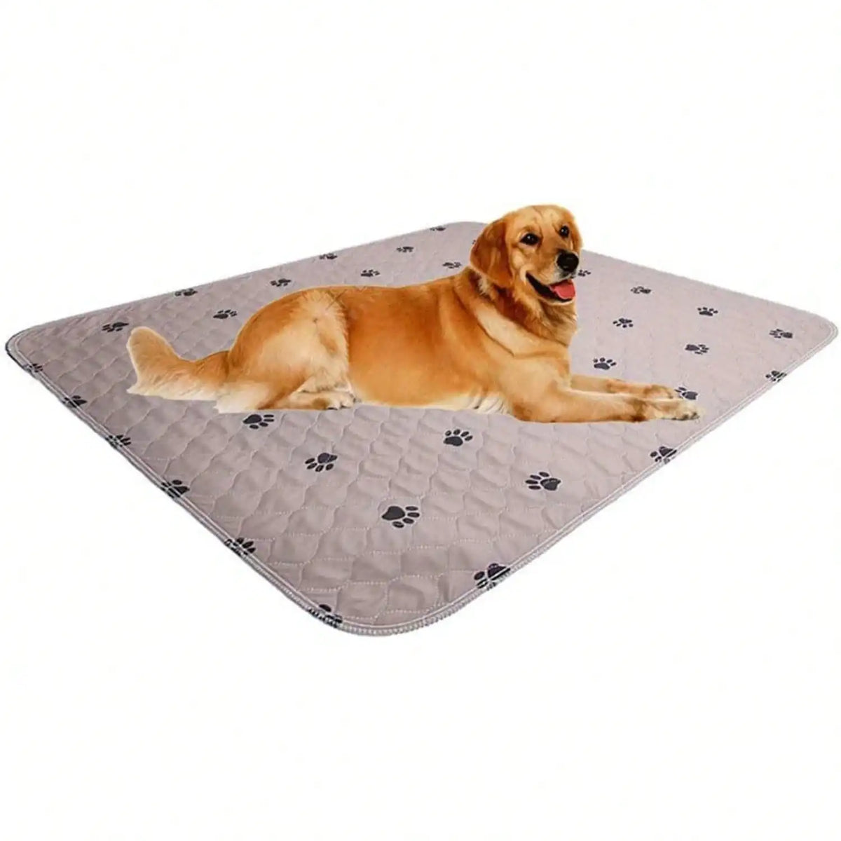 Super Absorbing Waterproof Pet Training Pads for Dog Bed Mat with Puppy Grooming Gloves Washable/Reusable