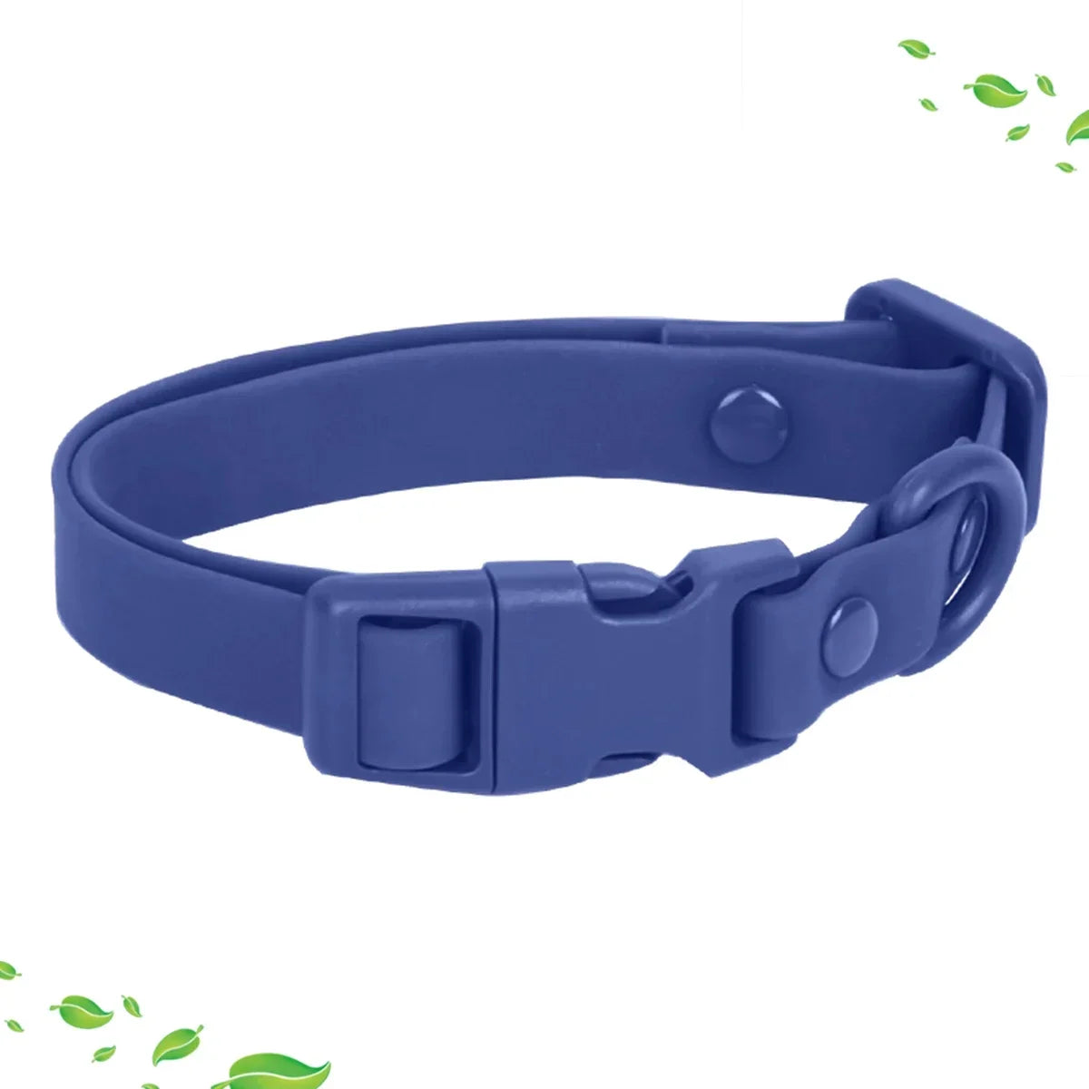New Colored PVC Waterproof/Dirt Resistant Dog Collar & Leash