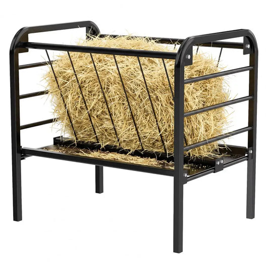 35 Gallon Livestock Forage 2 in 1 Galvanized Steel Heavy Duty Feeder - Whiskersnwigglesshop