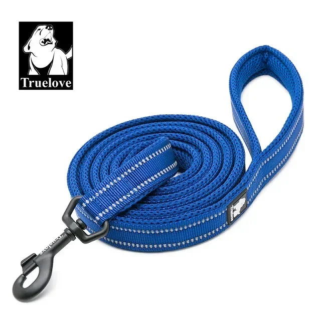 Truelove Reflective Nylon Mesh Padded Pet Leash