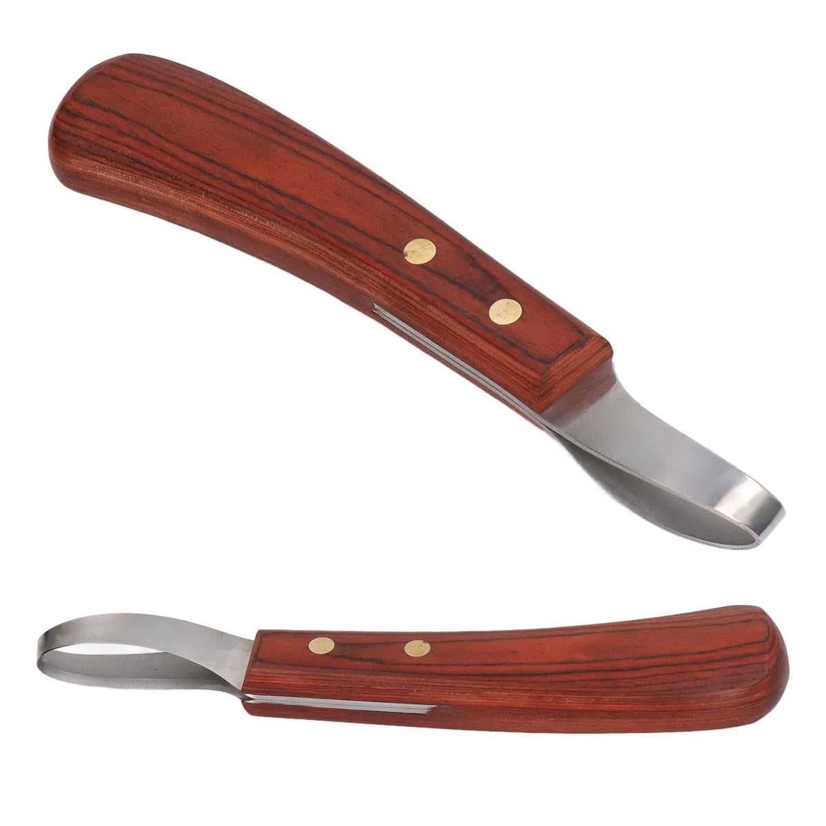 Stainless Steel Hoof Trimmer Shears 19.5cm Sturdy Rubber Wood Handle Hoof Trimmer Shears Non Slip for Livestock