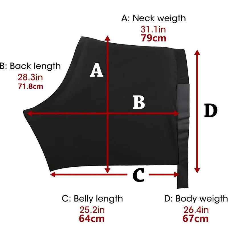 Horse Sleezy Belly Guard Breathable Horse Shoulder Pads Shoulder Guard Anti Friction Horse Bibs Horse Chest Saver