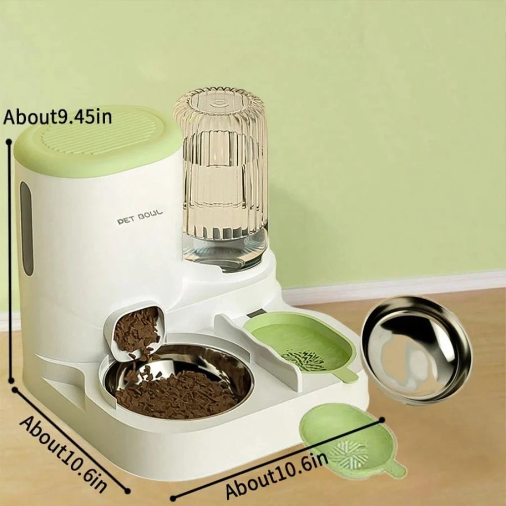 2-in-1 Automatic Pet Feeder and Water Dispenser