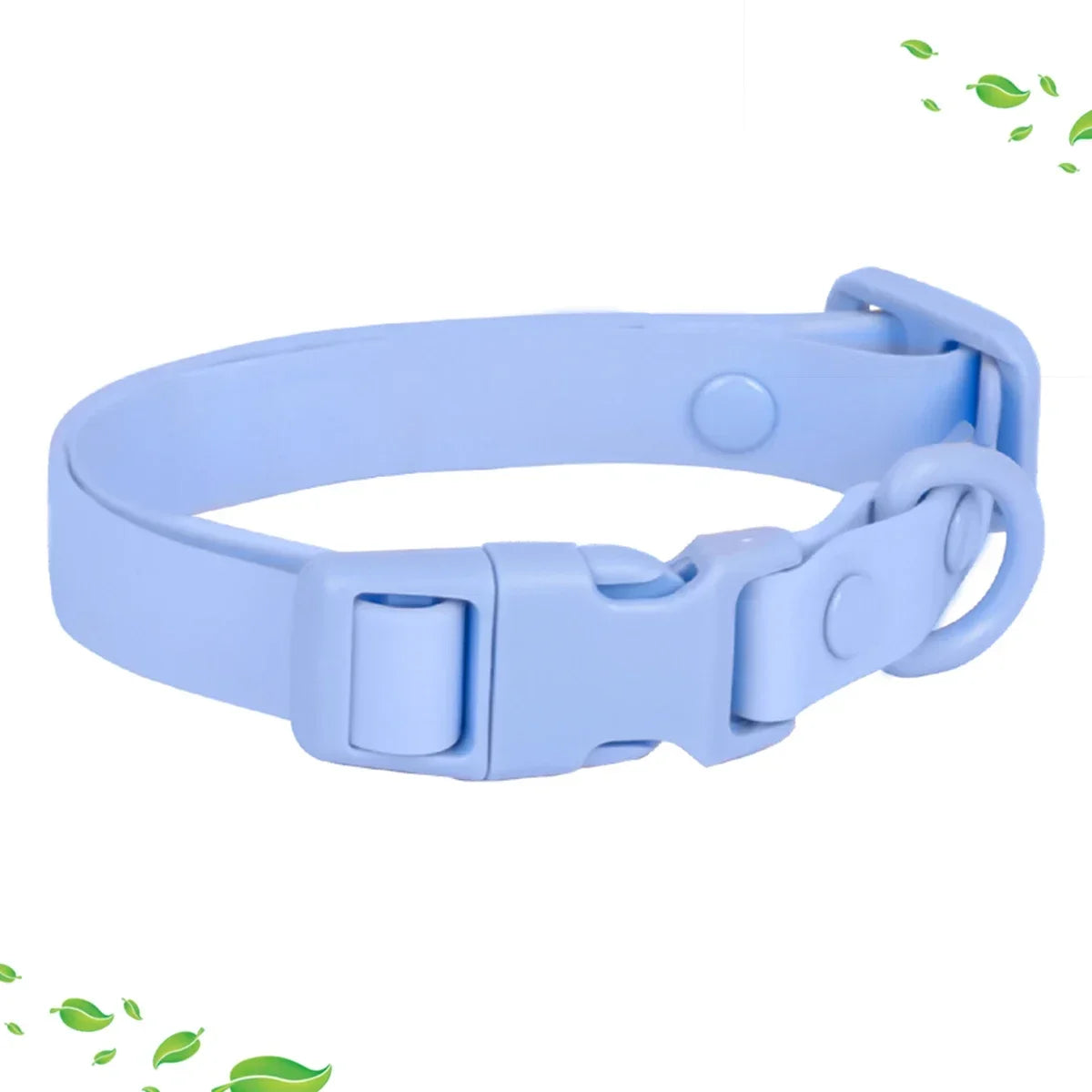 New Colored PVC Waterproof/Dirt Resistant Dog Collar & Leash