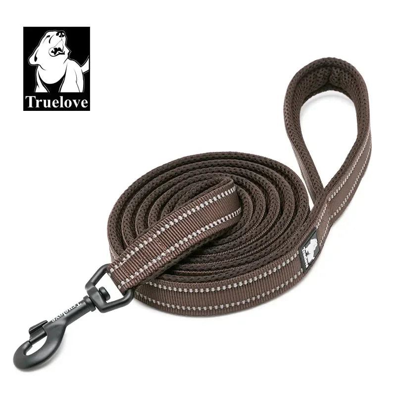 Truelove Reflective Nylon Mesh Padded Pet Leash