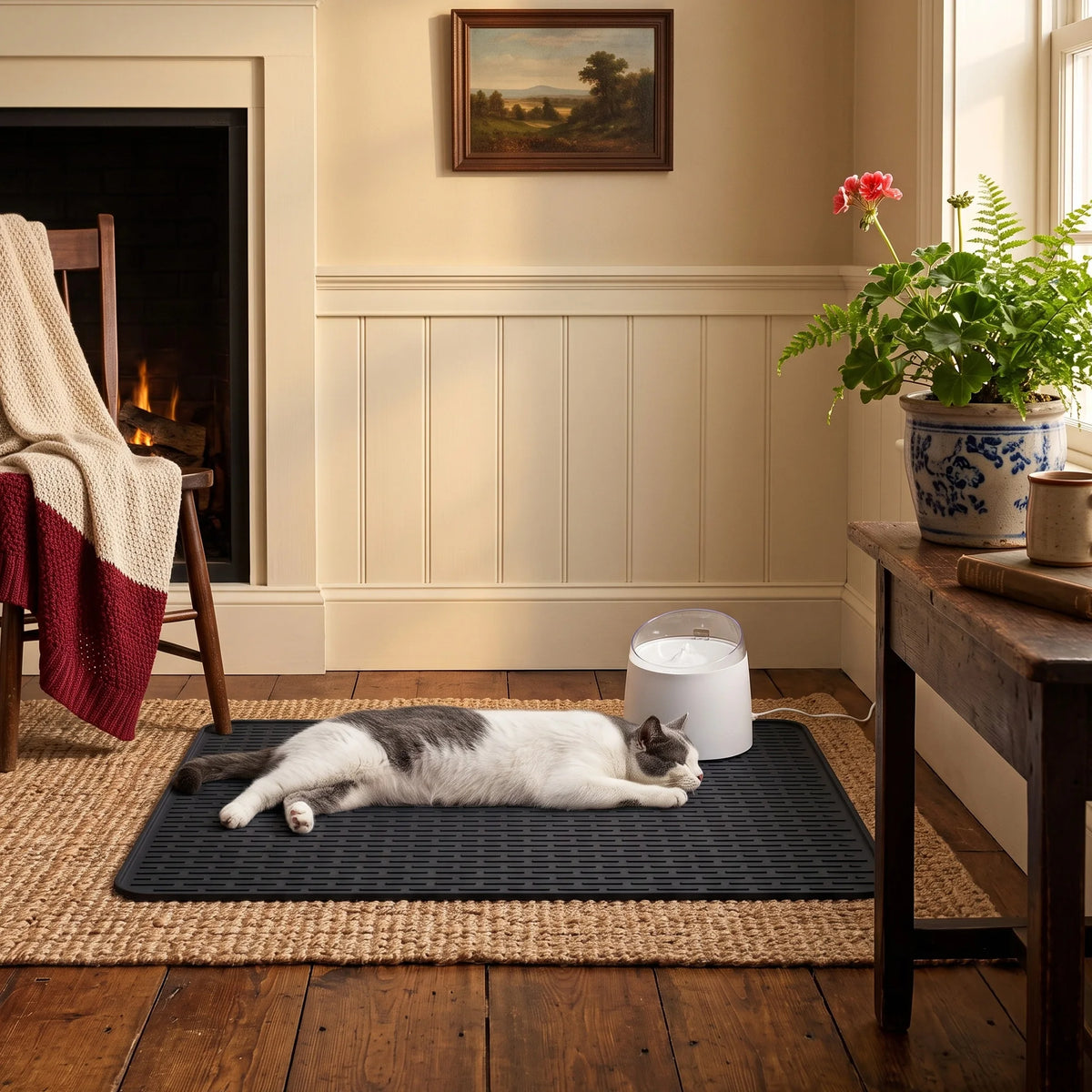 Silicone Waterproof Non-Slip Cat Litter Mat - Whiskersnwigglesshop